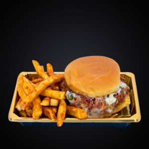Hunter Beef Slider with Fries